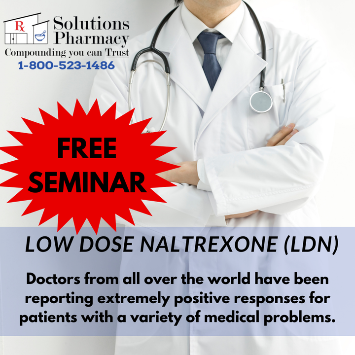 Image of Physician with a banner saying FREE SEMINAR